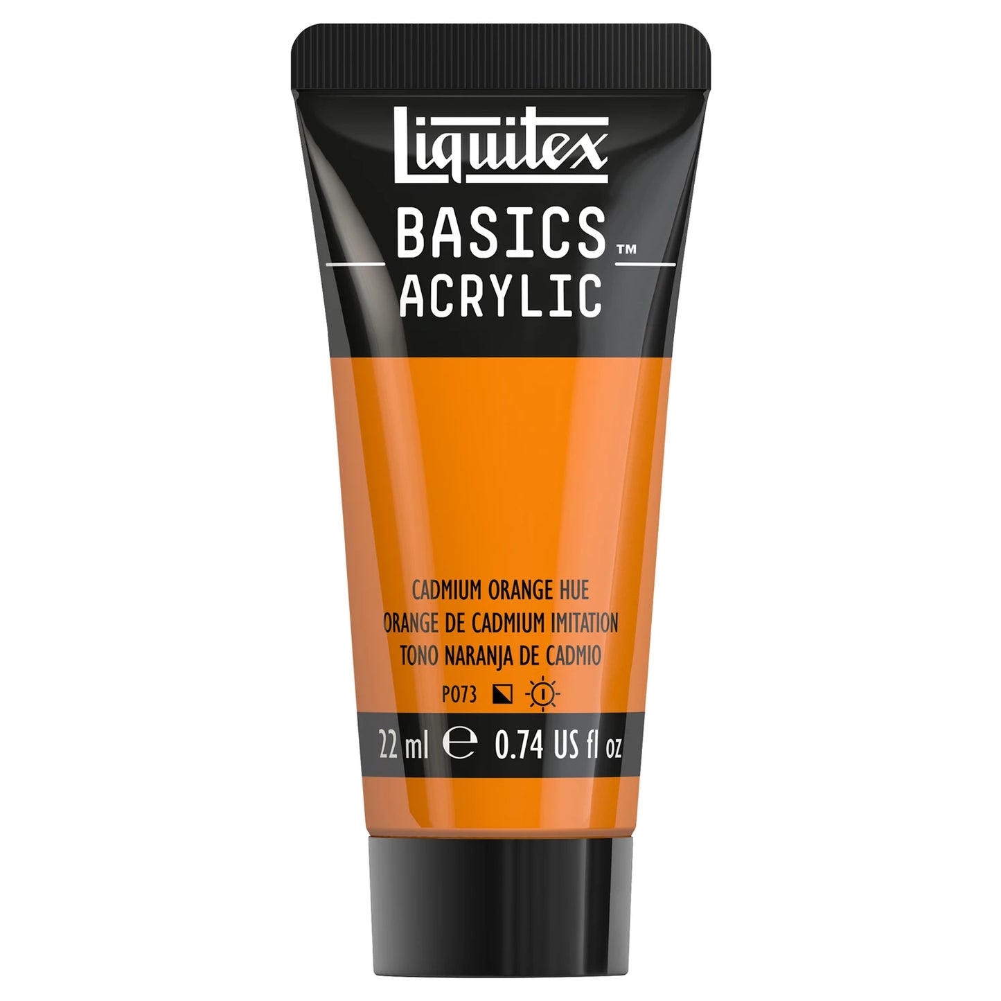 LQX BASICS COLORE ACRILICO TUBO DA 22 ML COLORE ARANCIONE CADMIO