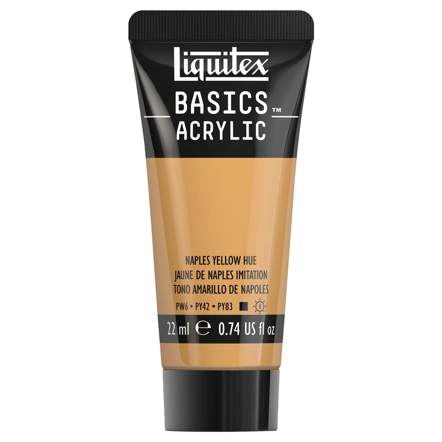 LQX BASICS COLORE ACRILICO TUBO 22ML COLORE GIALLO NAPOLI