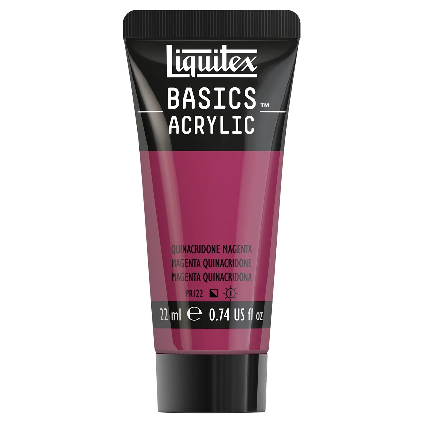 LQX BASICS COLORE ACRILICO TUBO DA 22 ML QUINACRIDONE MAGENTA