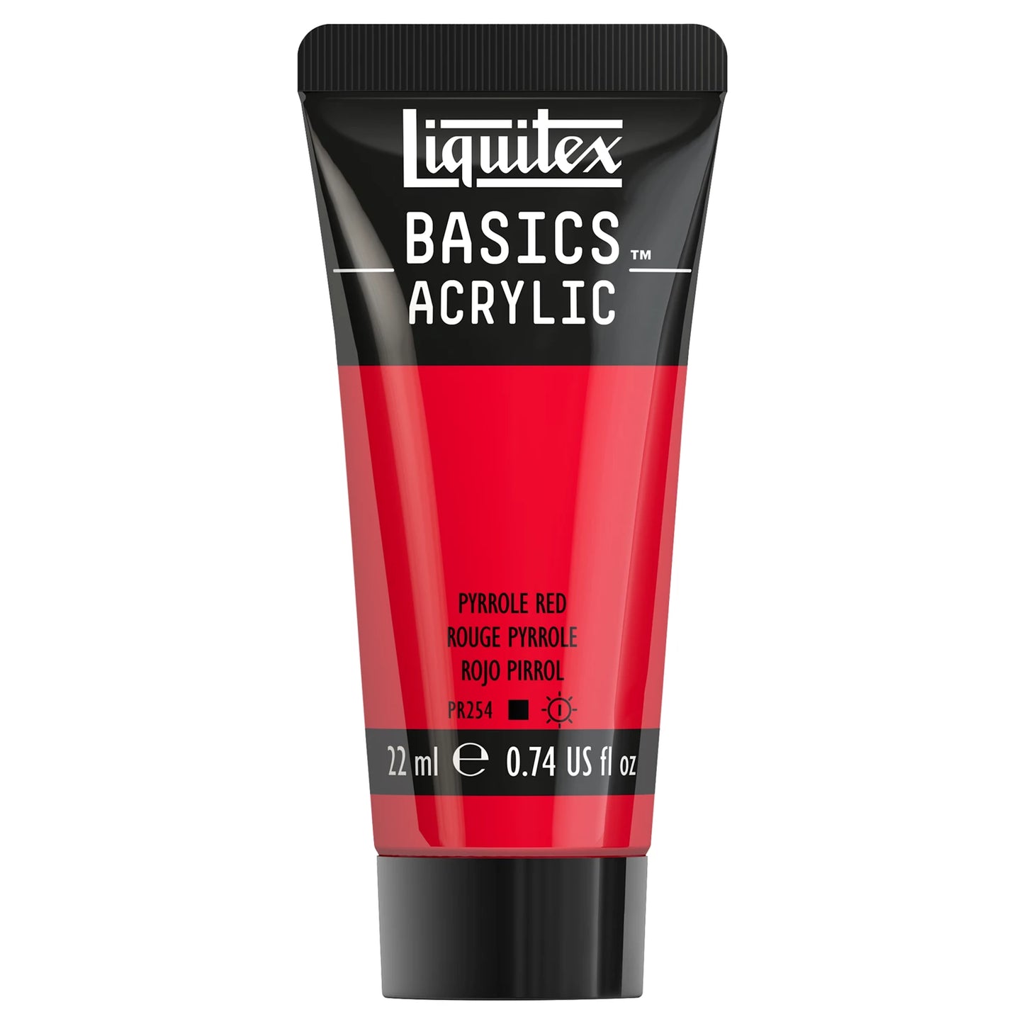 LQX BASICS COLORE ACRILICO TUBO DA 22 ML ROSSO PYRROL