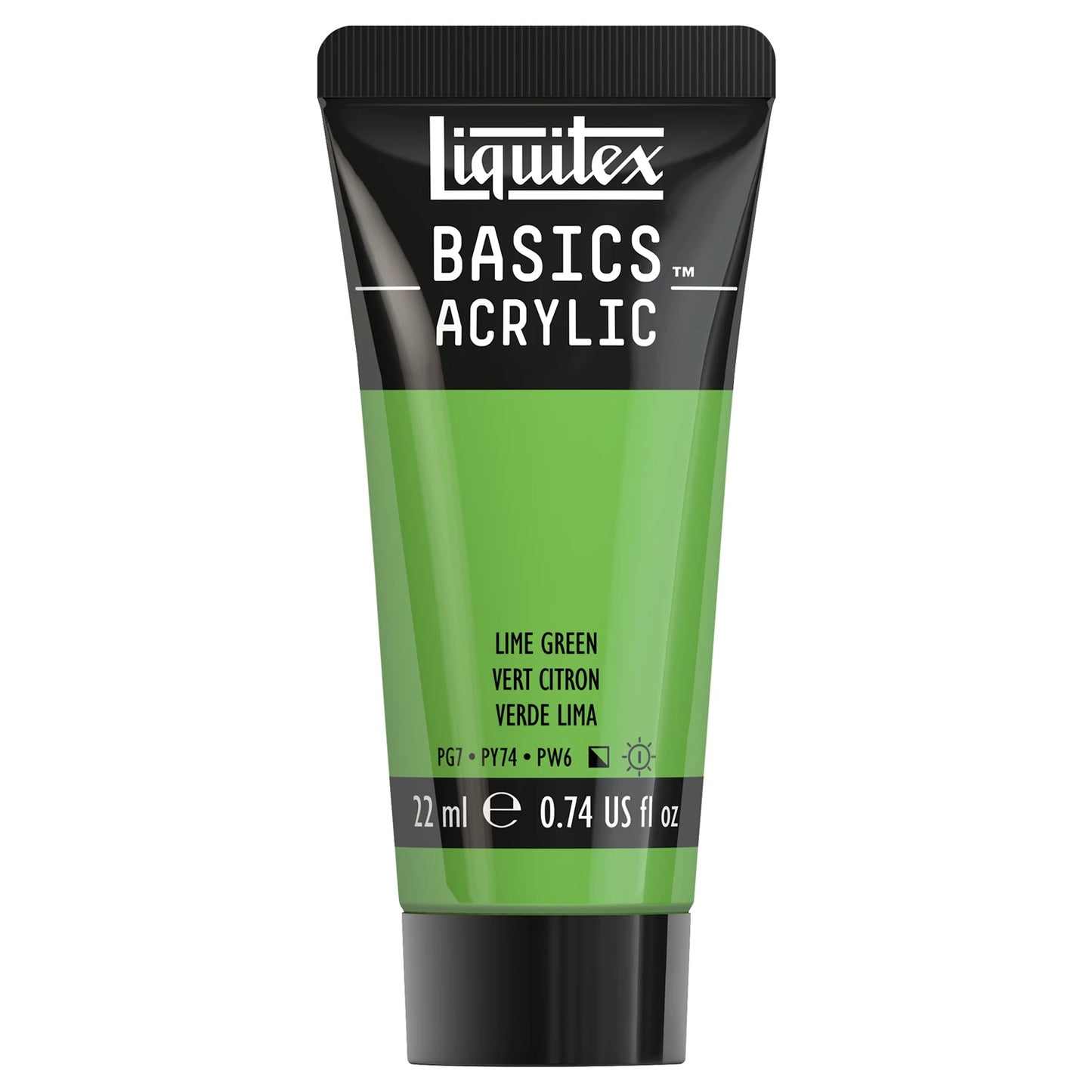 LQX BASICS COLORE ACRILICO TUBO DA 22 ML VERDE LIME