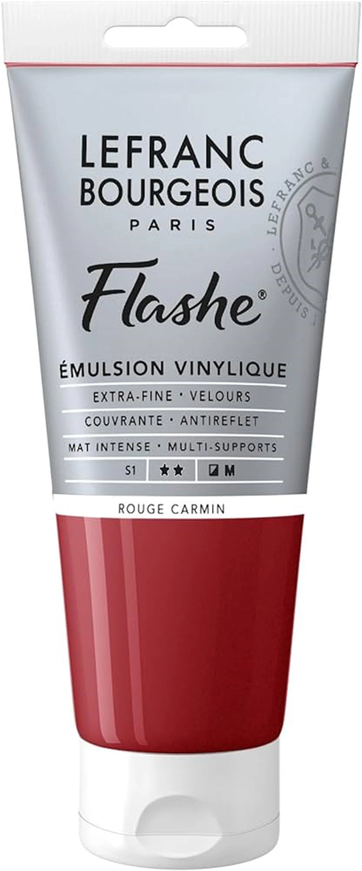 LFB FLASH ACRILICO TUBO 80ML ROSSO CARMINIO
