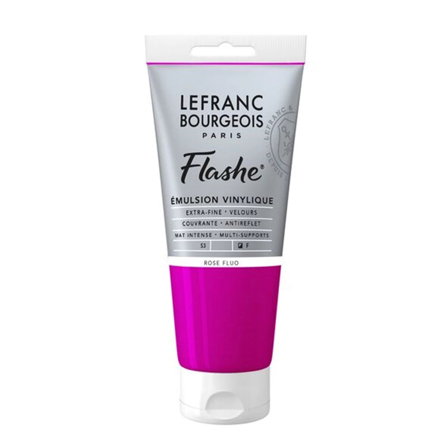 LFB FLASH ACRILICO TUBO 80ML ROSA FLUORO