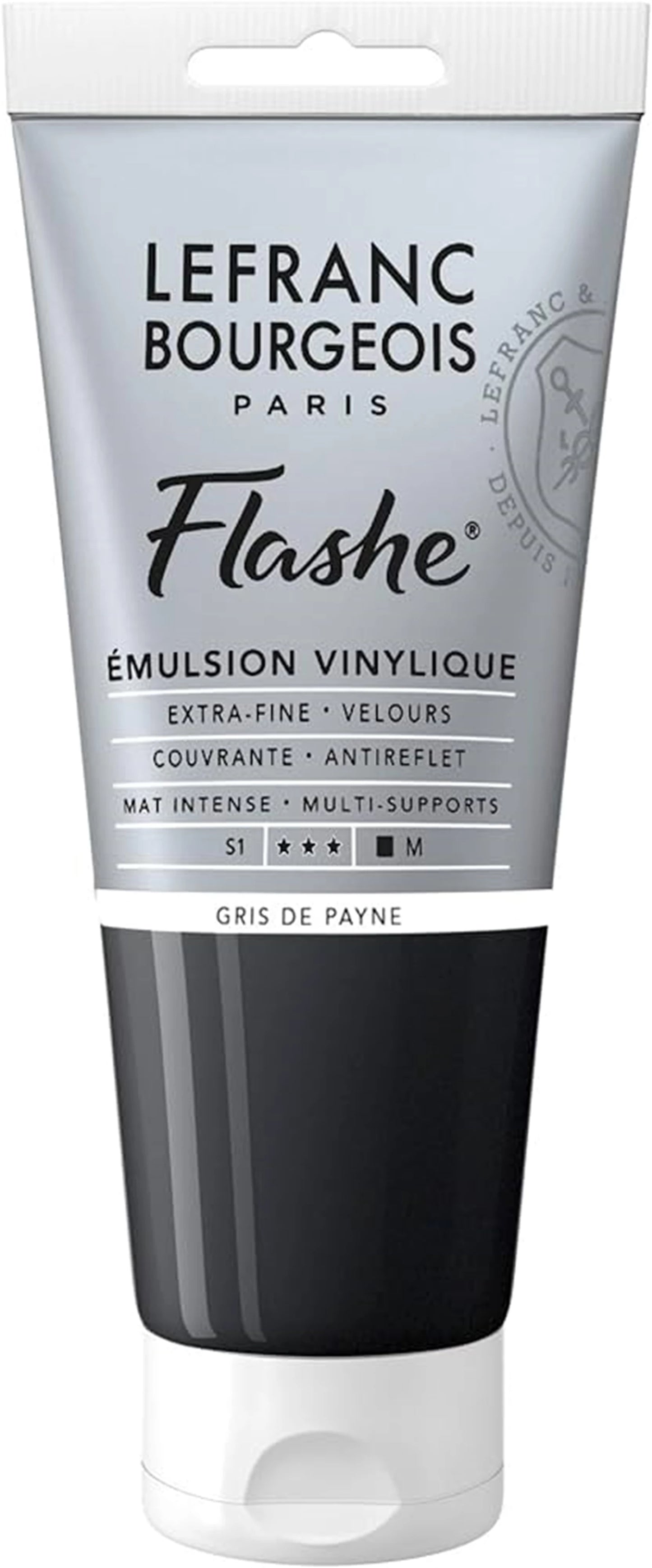 LFB FLASH ACRILICO TUBO 80ML PAYNES GRAY