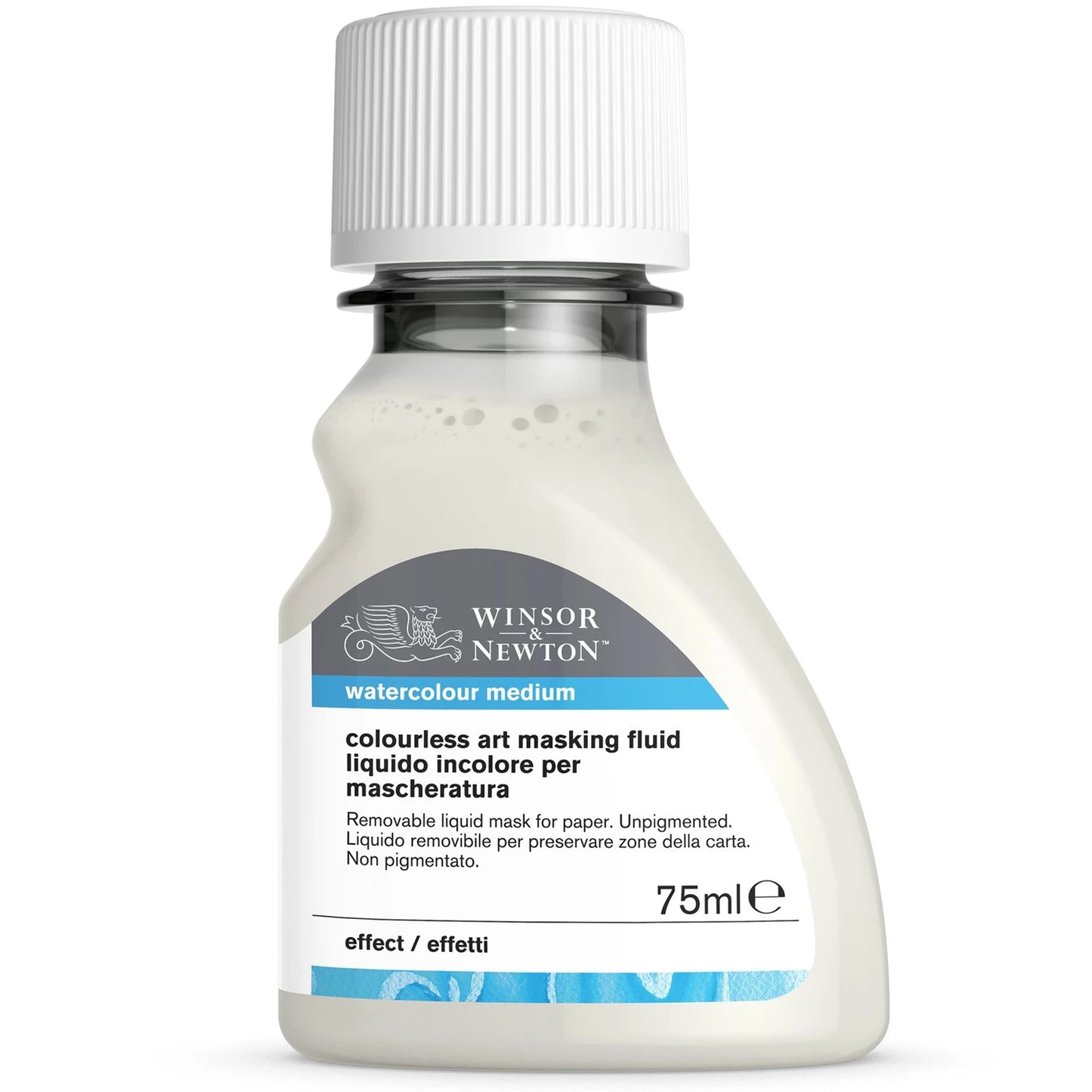 W&N MASQUIERFLÜSSIGKEIT FARBLOS FÜR AQUARELLFARBEN, 75 ML FLASCHE