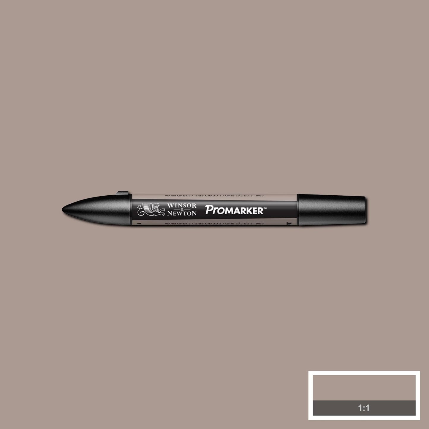 W&N PROMARKER GRIS CHAUD 3 (WG03)