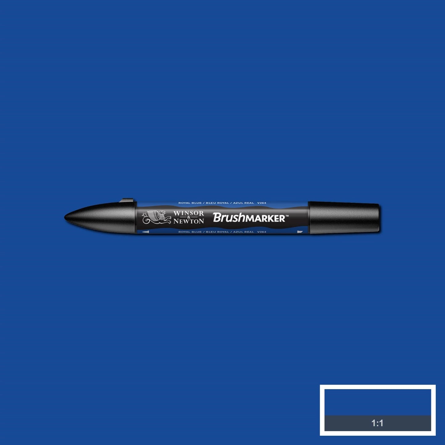PINCEAU W&N PROMARKER KING BLUE (V264)