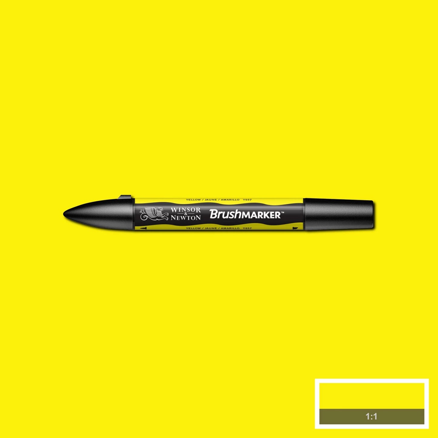 PINCEAU W&N PROMARKER JAUNE (Y657)