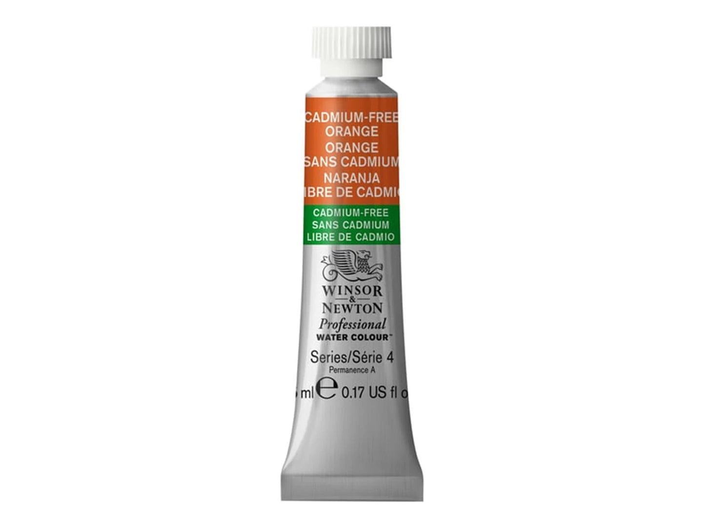 W&N PROF. AQUARELLE TUBE 5ML SANS CADMIUM ORANGE