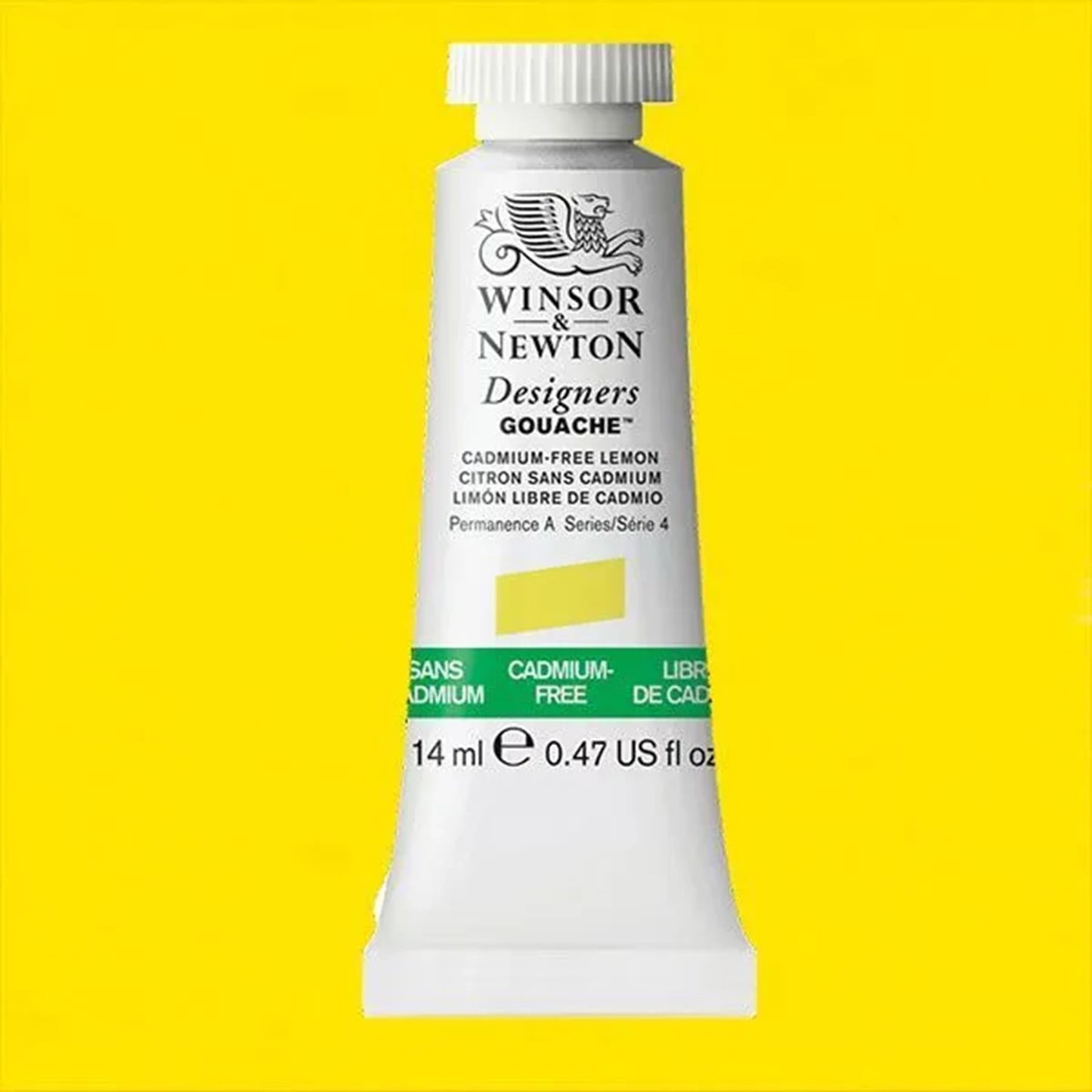 W&N DESIGNERS GOUACHE TUBE DE 14 ML SANS CADMIUM CITRON