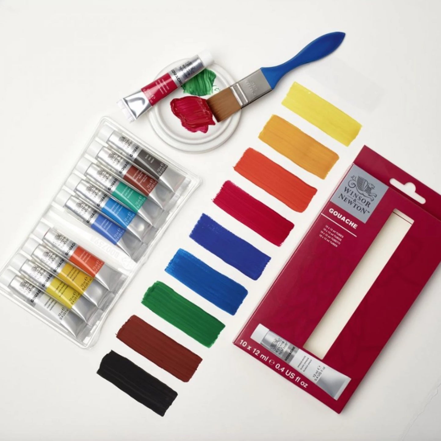 W&N GOUACHE STARTER SET 10 TUBEN À 12 ML