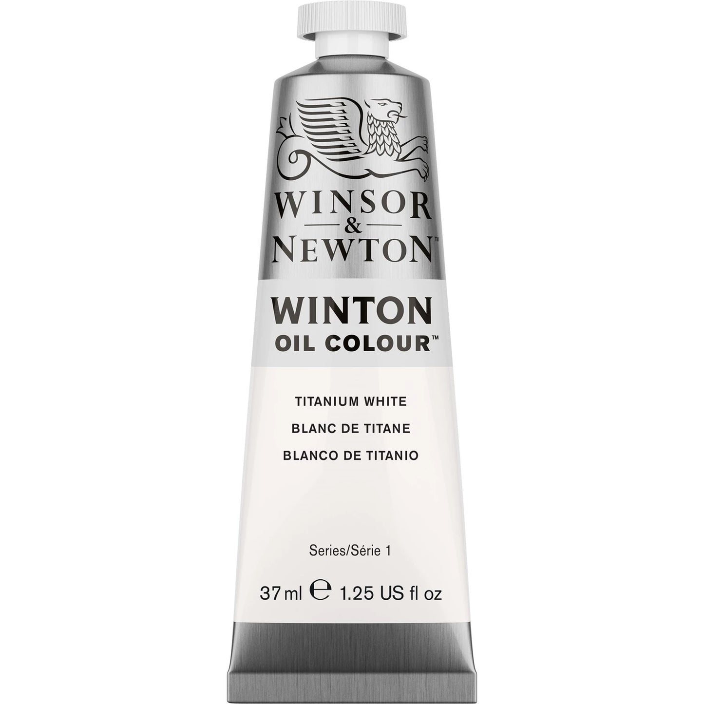 W&N WINTON HUILE TUBE DE 37 ML BLANC DE TITANE