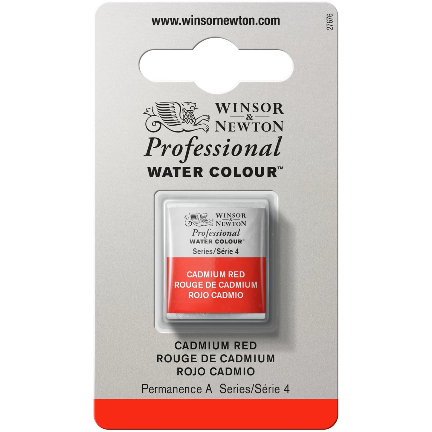 AQUARELLE W&N PROF. 1/2 GODET ROUGE CADMIUM