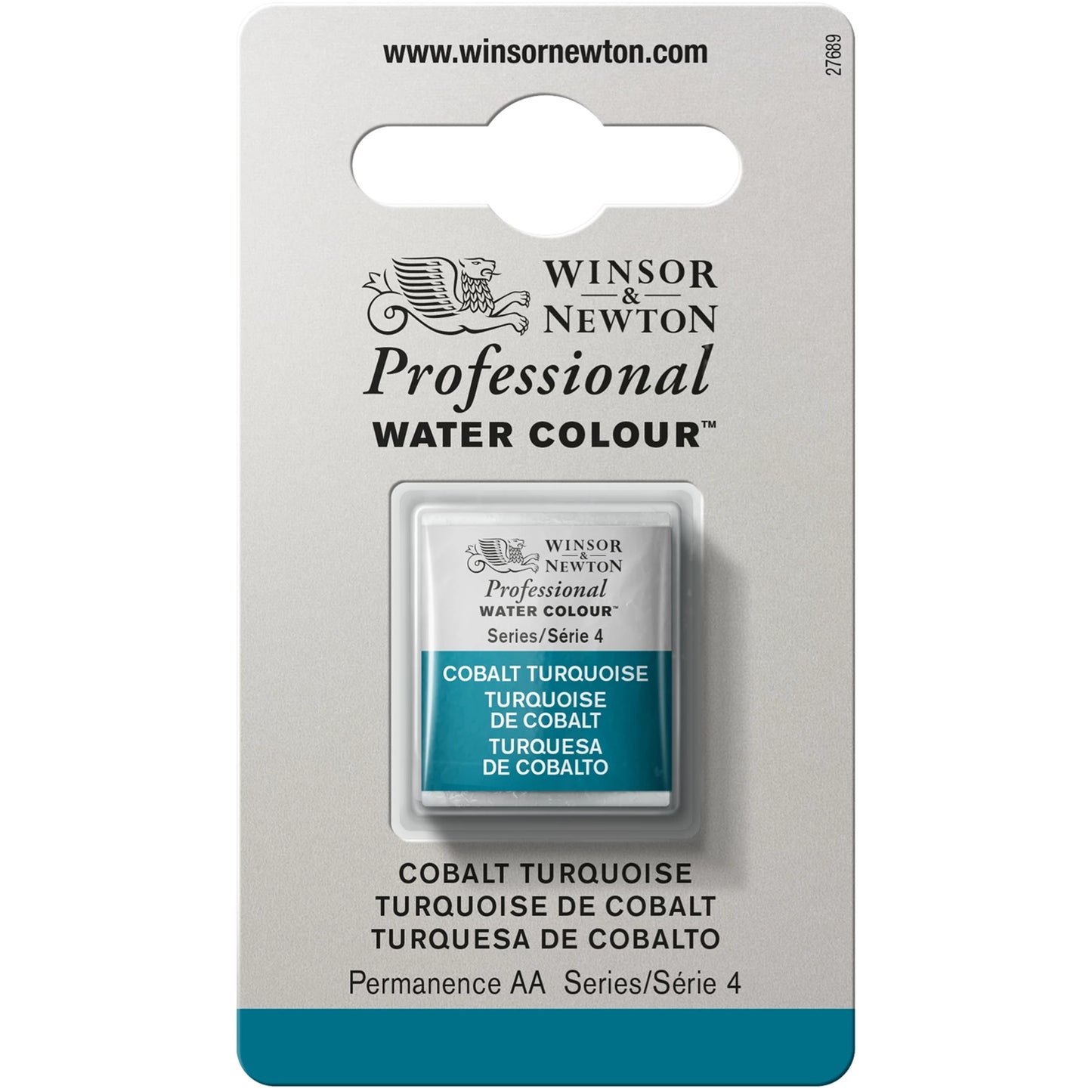AQUARELLE W&N PROF. 1/2 GODET TURQUOISE DE COBALT