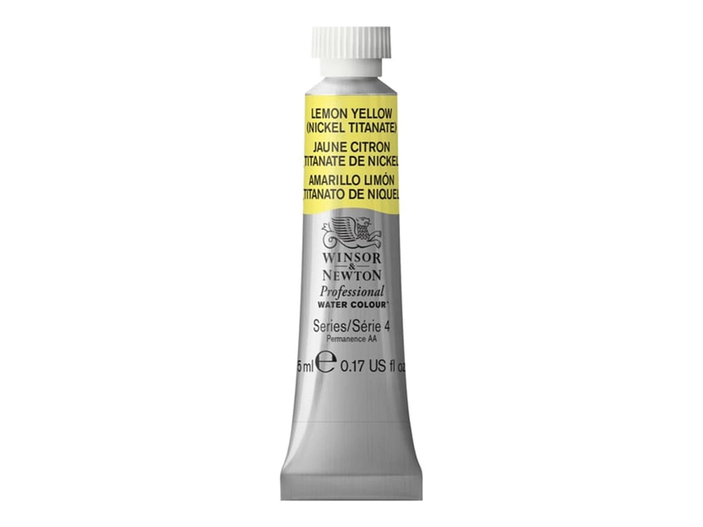 W&N PROF. AQUARELLFARBE TUBE 5ML ZITRONENGELB (NICKELTITANAT)