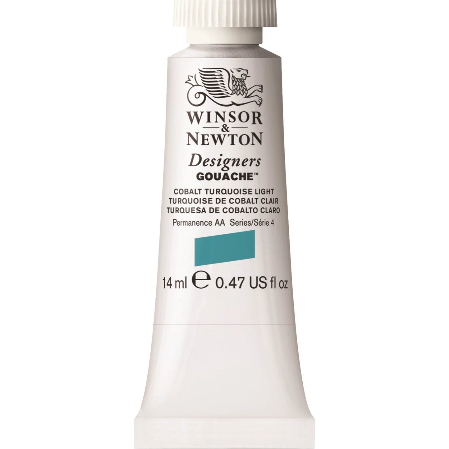 W&N DESIGNERS GOUACHE TUBE 14ML COBALT TURQUOISE CLAIR