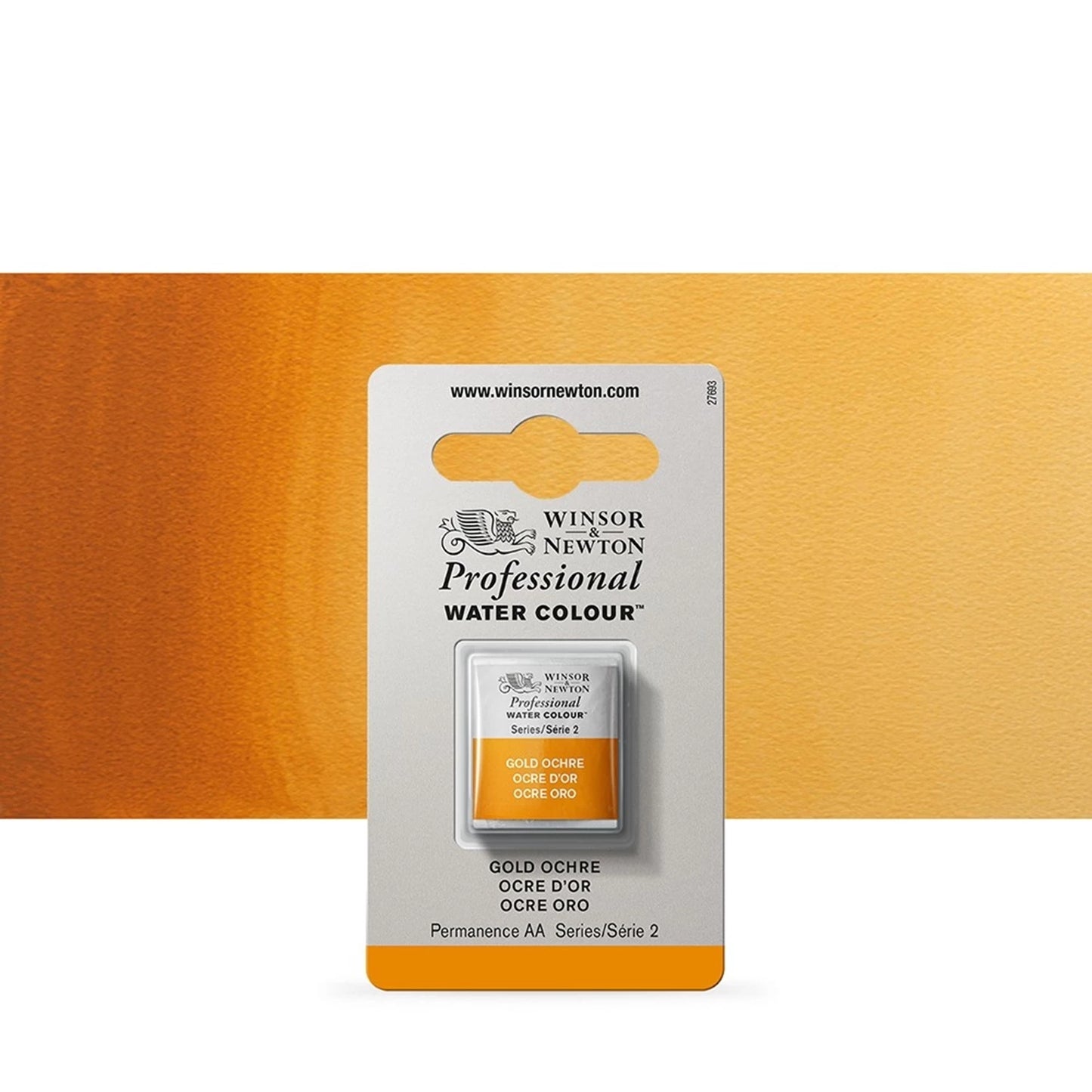 AQUARELLE W&N PROF. 1/2 GODET JAUNE DORÉ