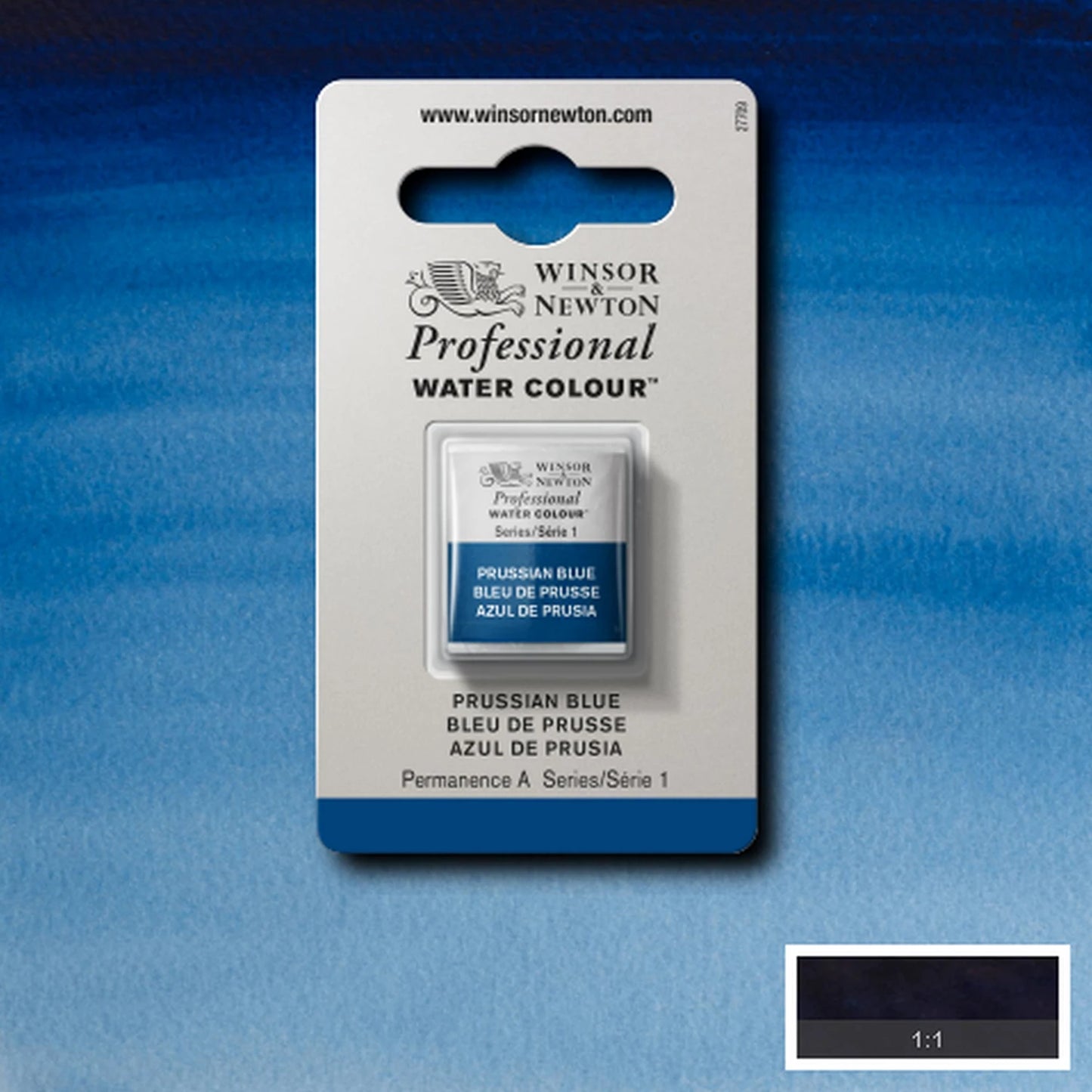 W&N PROF. AQUARELL 1/2 NÄPFCHEN PREUSSISCHBLAU