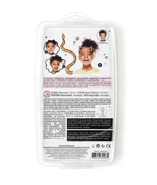 SNAZAROO ENSEMBLE DE 4 PINCEAUX JUNGLE