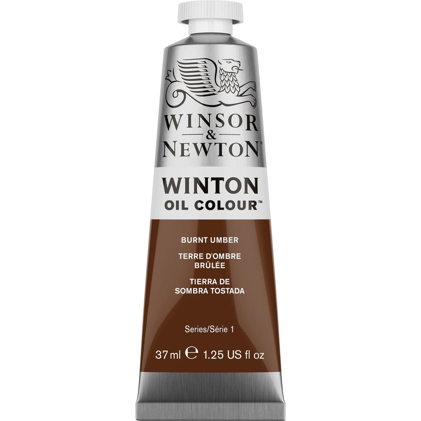 W&N WINTON HUILE TUBE 37ML TERRE D'OMBRE BRÛLÉE