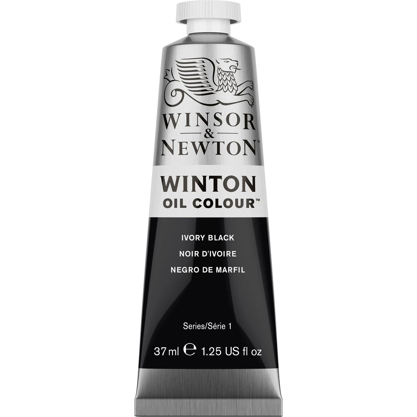W&N WINTON COLORE A OLIO TUBO DA 37 ML NERO AVORIO