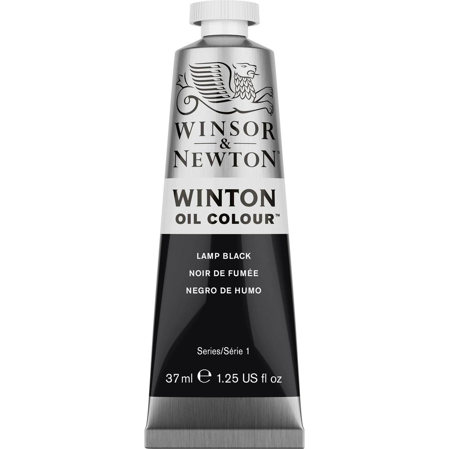 W&N WINTON HUILE TUBE 37ML NOIR DE FUMÉE