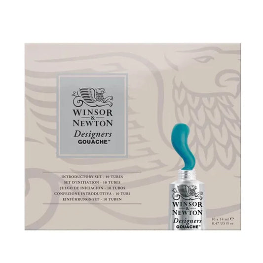 COFFRET GOUACHE DESIGNERS W&N, 10 TUBES DE 14 ML