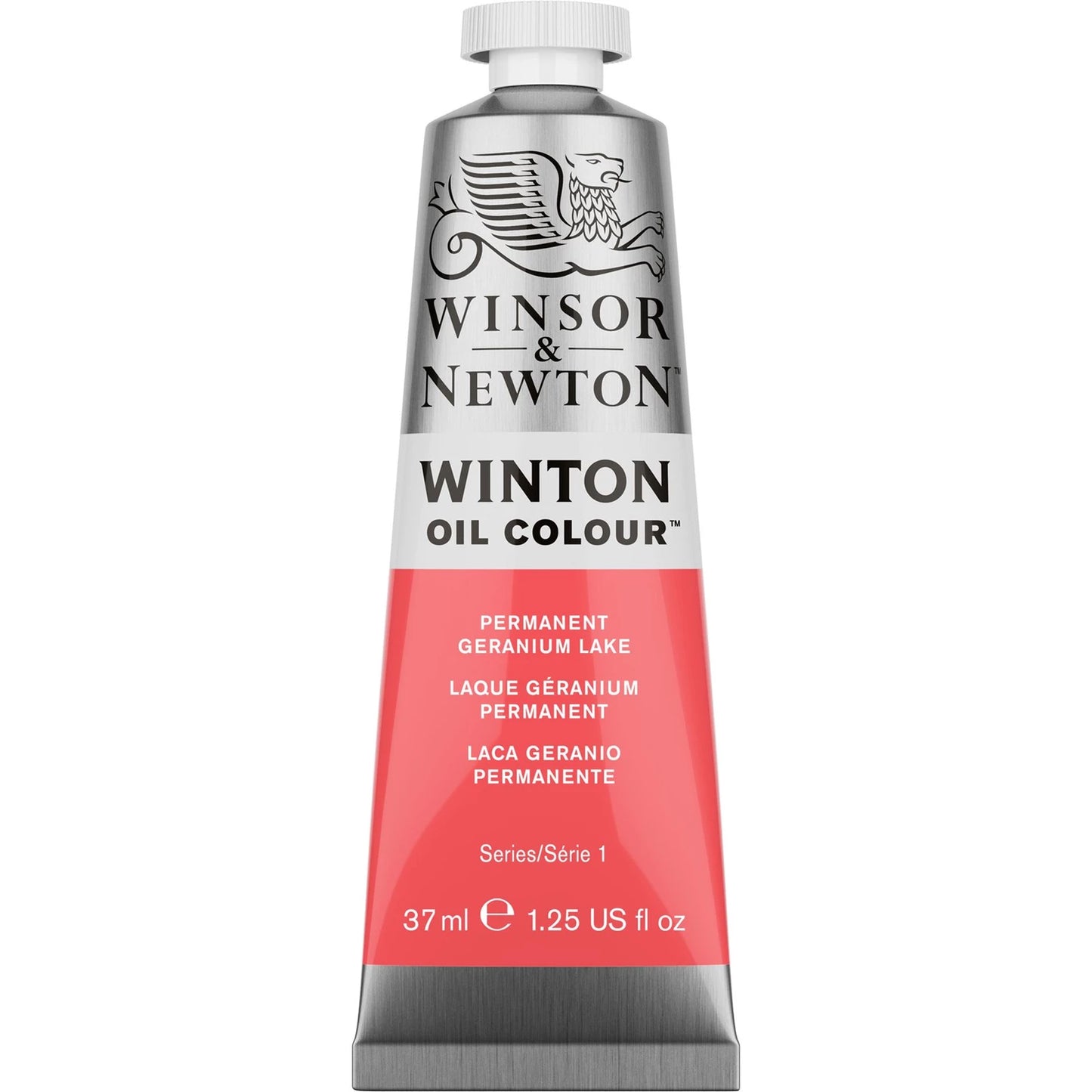 W&N WINTON HUILE TUBE DE 37 ML LAQUE GÉRANIUM PERMANENTE