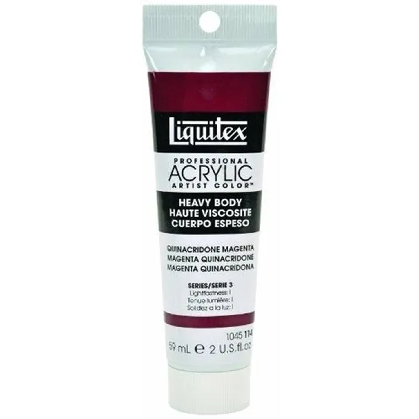 LQX PROF. PEINTURE ACRYLIQUE HEAVY BODY TUBE DE 59 ML QUINACRIDONE MAGENTA