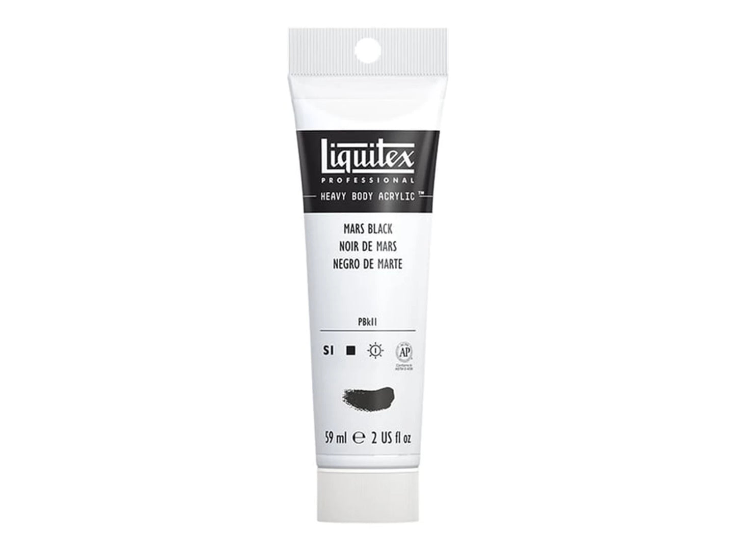 LQX PROF. PEINTURE ACRYLIQUE HAUTE VISCOSITÉ TUBE 59 ML NOIR MARS