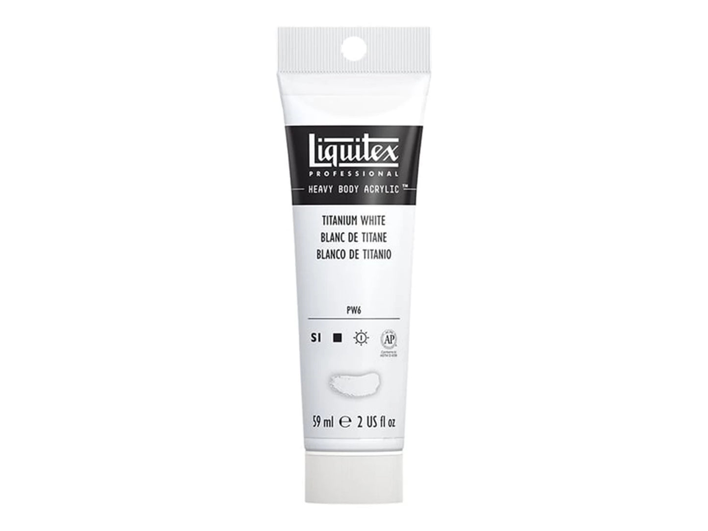 LQX PEINTURE ACRYLIQUE HAUTE VISCOSITÉ EN TUBE 59 ML BLANC DE TITANE