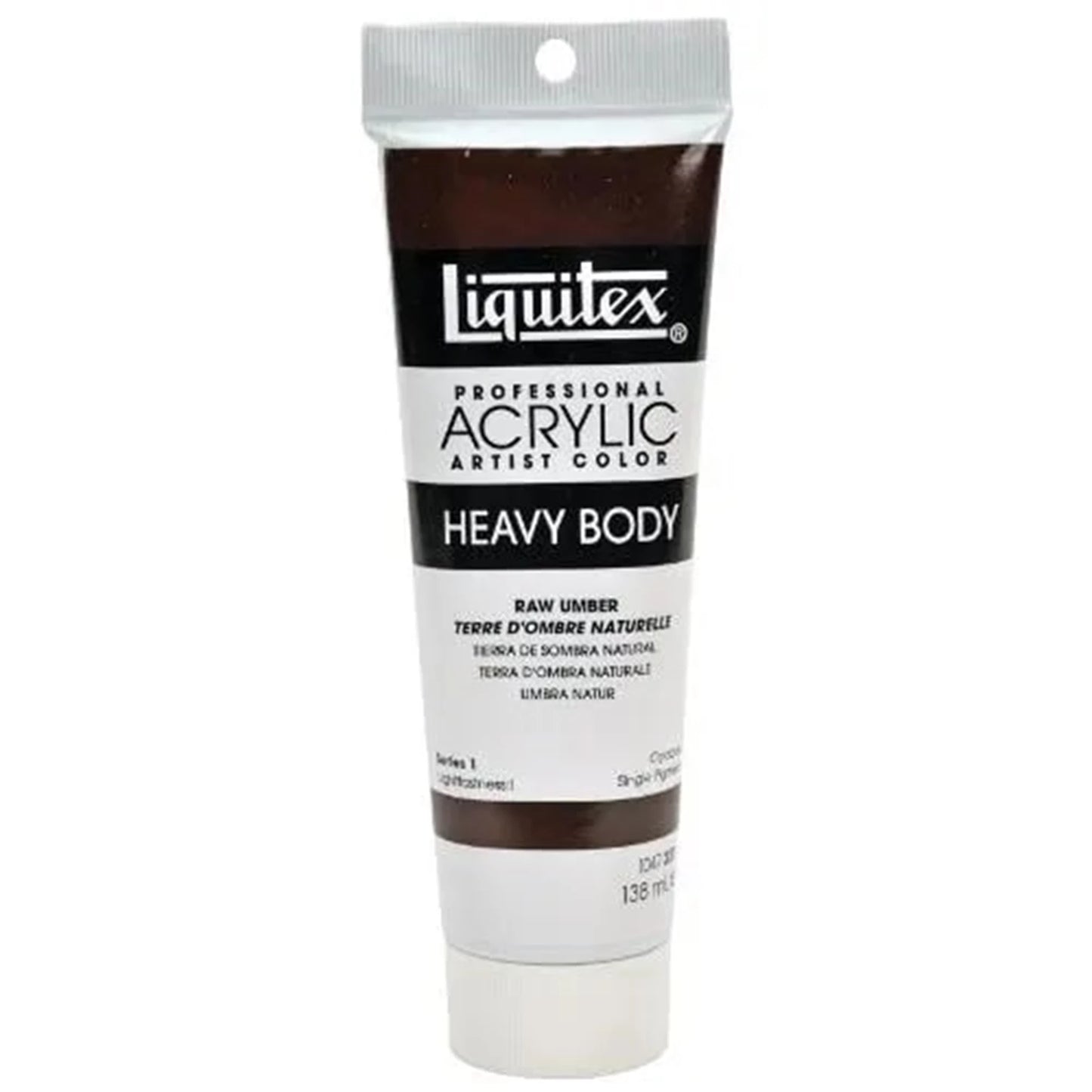LQX PROF. PEINTURE ACRYLIQUE ÉPAISSE TUBE 138 ML TERRE D'OMBRE NATURELLE