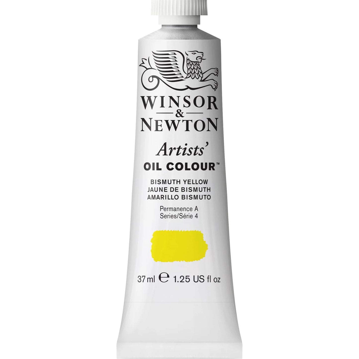 W&N PEINTURE À L'HUILE POUR ARTISTES TUBE DE 37ML JAUNE BISMUTH