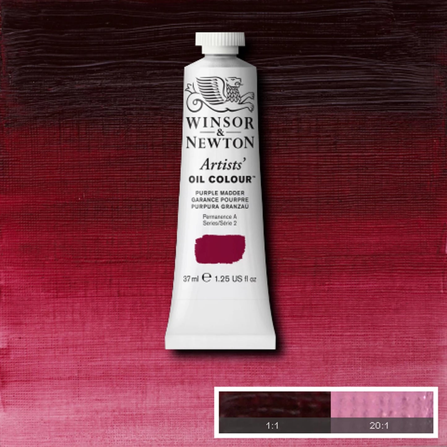 W&N PEINTURE À L'HUILE POUR ARTISTES TUBE DE 37 ML LAQUE VIOLETTE