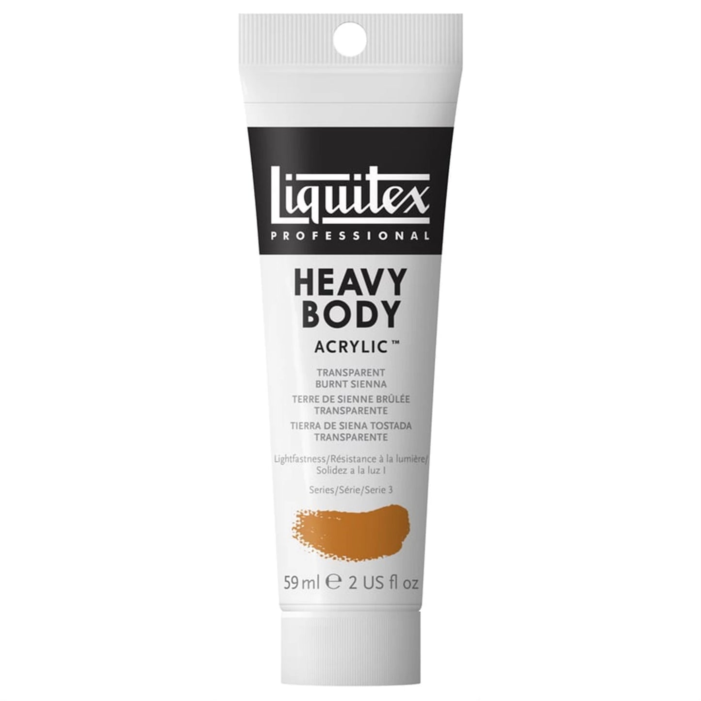 LQX PROF. PEINTURE ACRYLIQUE ÉPAISSE TUBE 59 ML TERRE DE SIENNE BRÛLÉE TRA