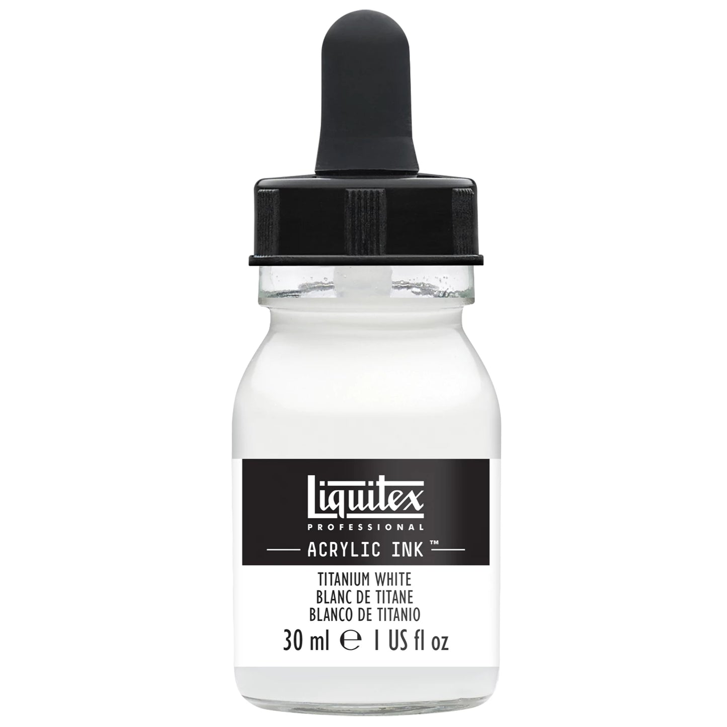 LQX PROF. ENCRE ACRYLIQUE FLACON 30 ML BLANC TITANE