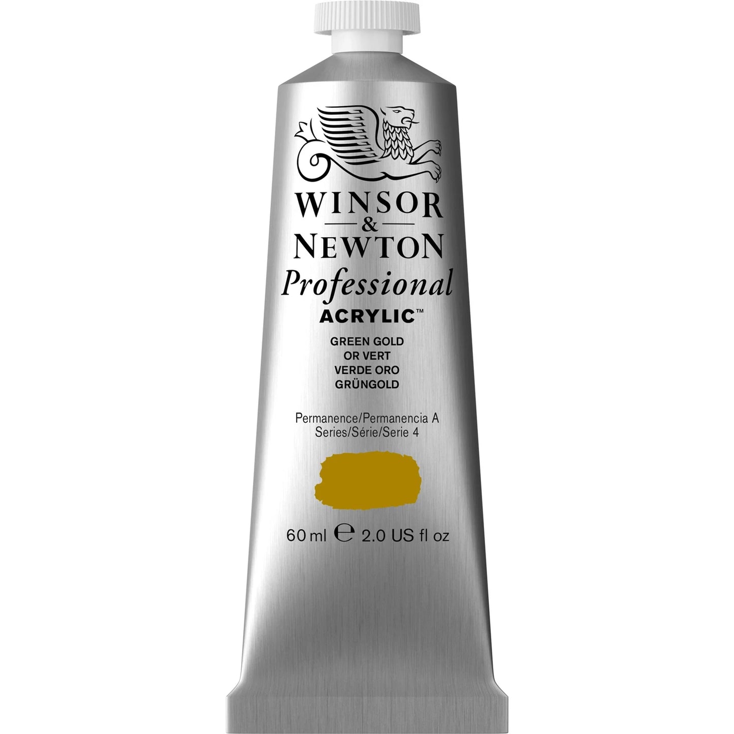 W&N PROF. COLORE ACRILICO TUBO 60ML VERDE ORO