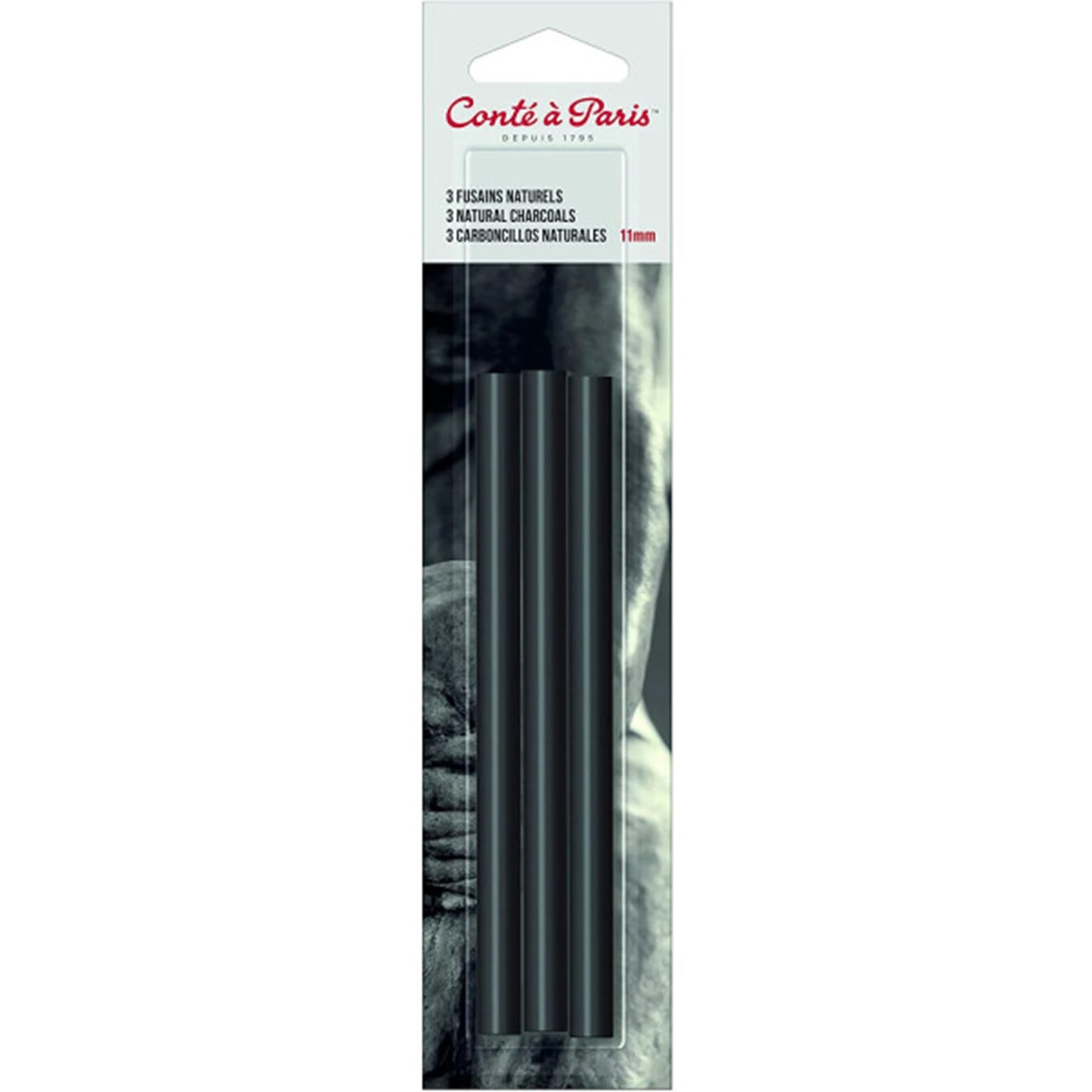 CRAYON ESTOMPE CONTE 6MM 5 PIÈCES