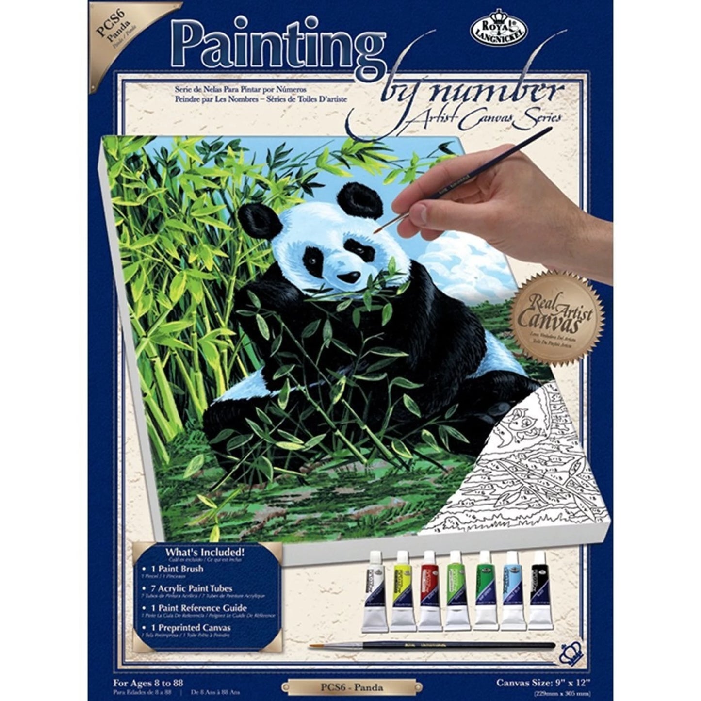 R&L PBN TOILE ARTISTE SÉRIE PM PANDA