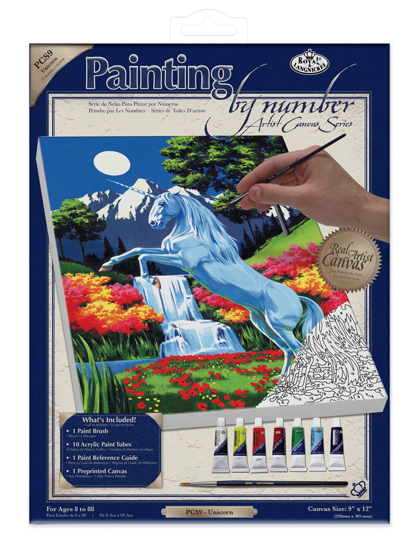 R&L PBN TOILE D'ARTISTE SÉRIE PM UNICORN