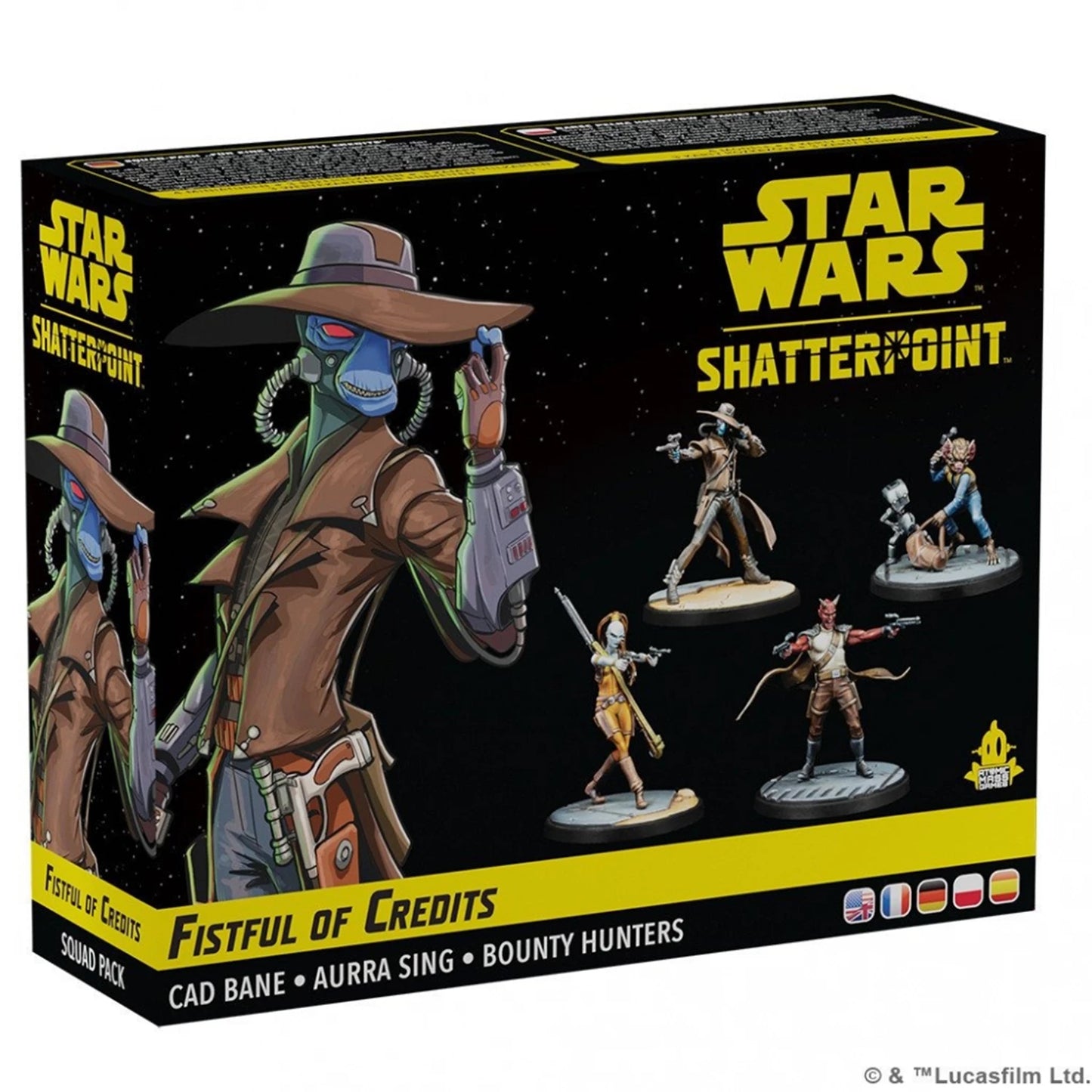 SW SHATTERPOINT POIGNÉE DE CRÉDITS PACK D'ESCOUADE (DE-EN-ES-