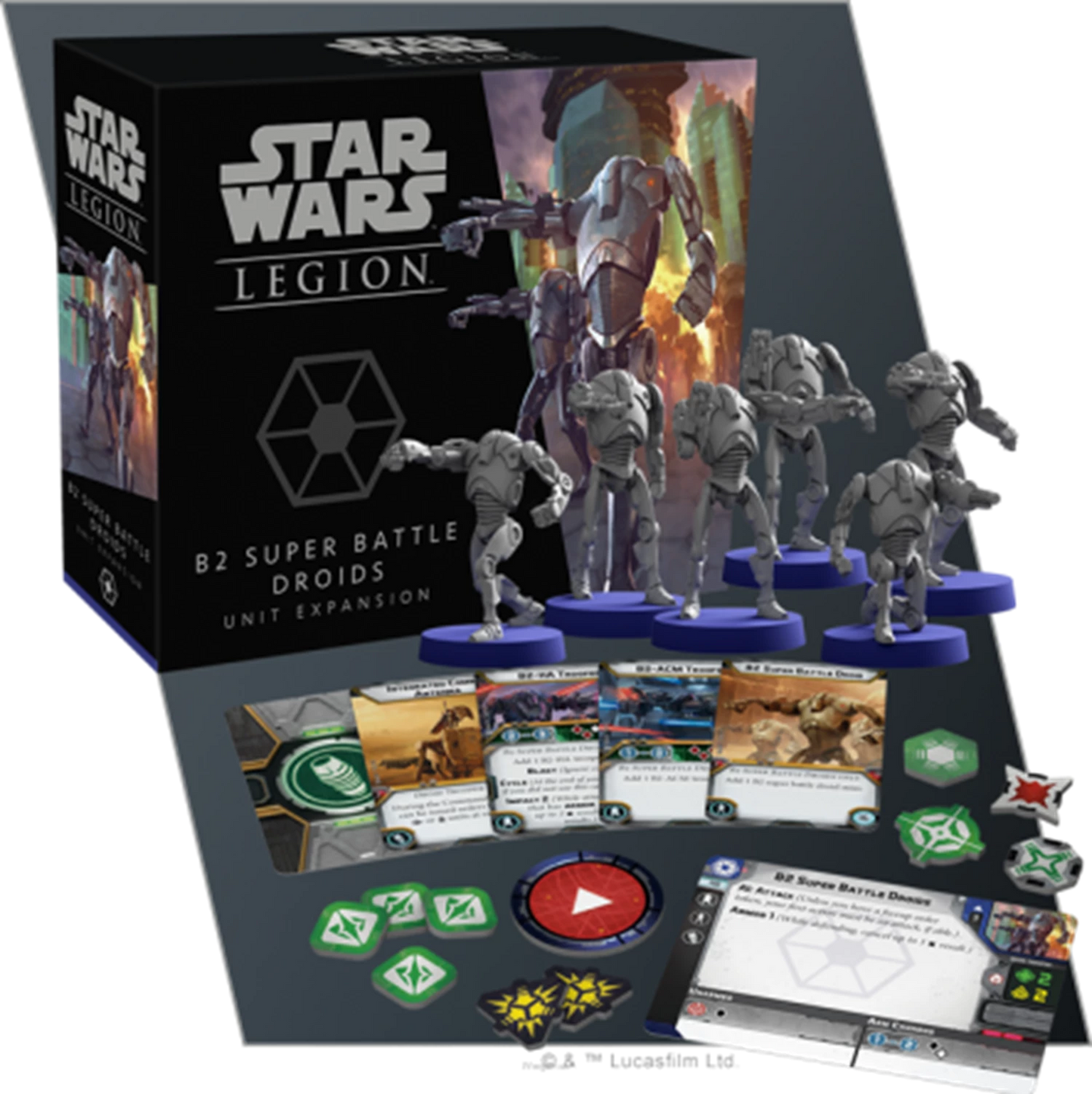 SW LEGION SUPER DROÏDES DE COMBAT B2 (FR)