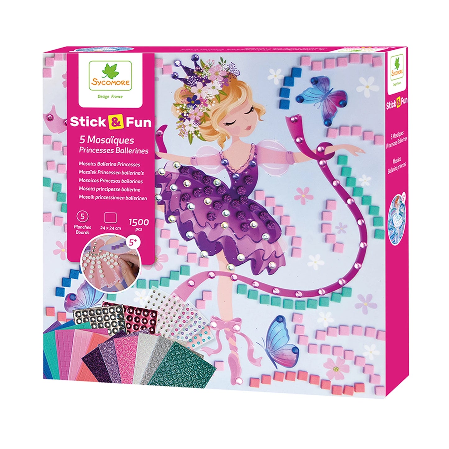 STICK'N FUN GM MOSAÏQUES PRINCESSE BALLERINE (FR-DE-IT)