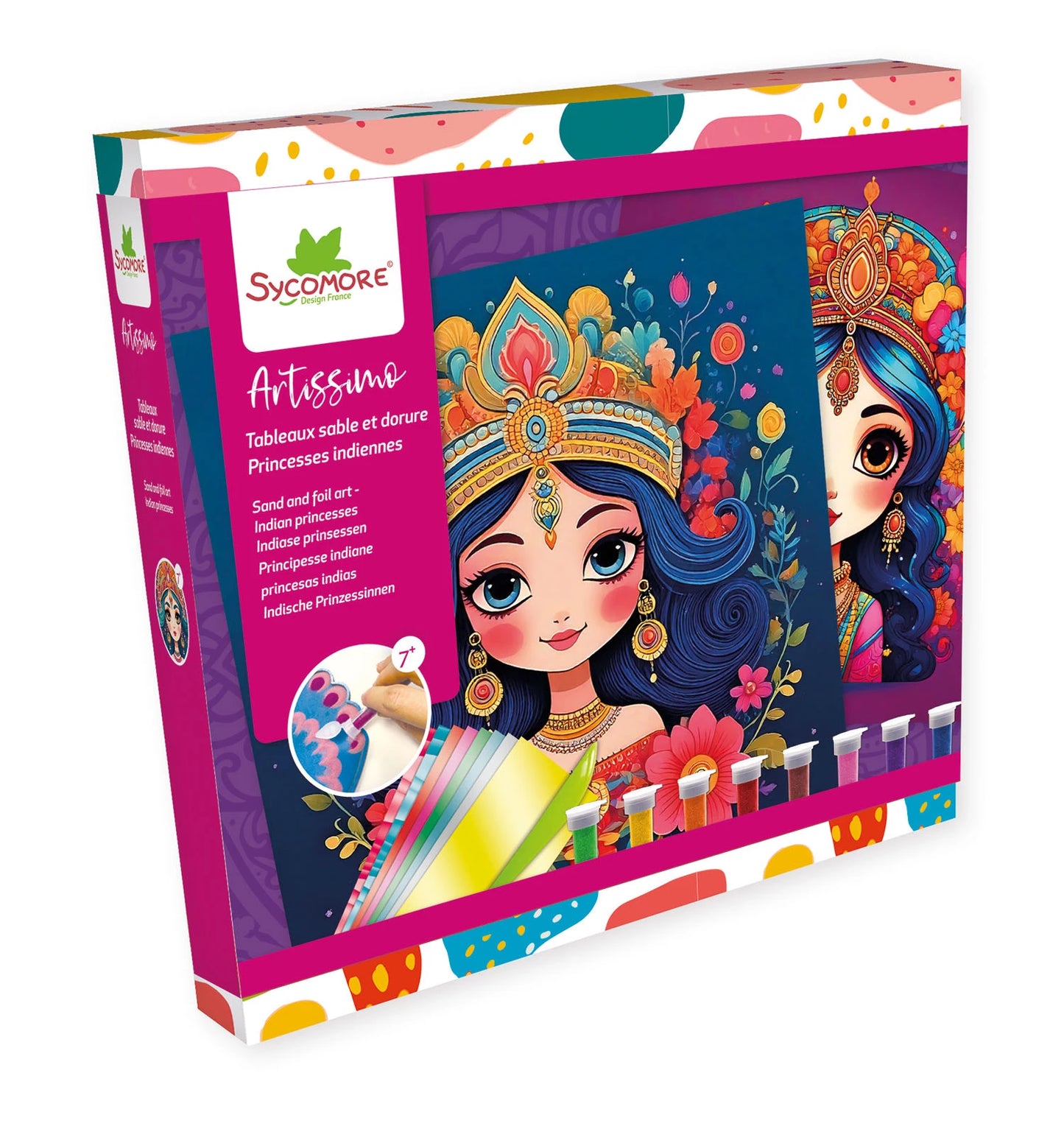 ARTISSIMO XL SAND UND GOLD INDISCHE PRINZESSINNEN BILDER (FR)