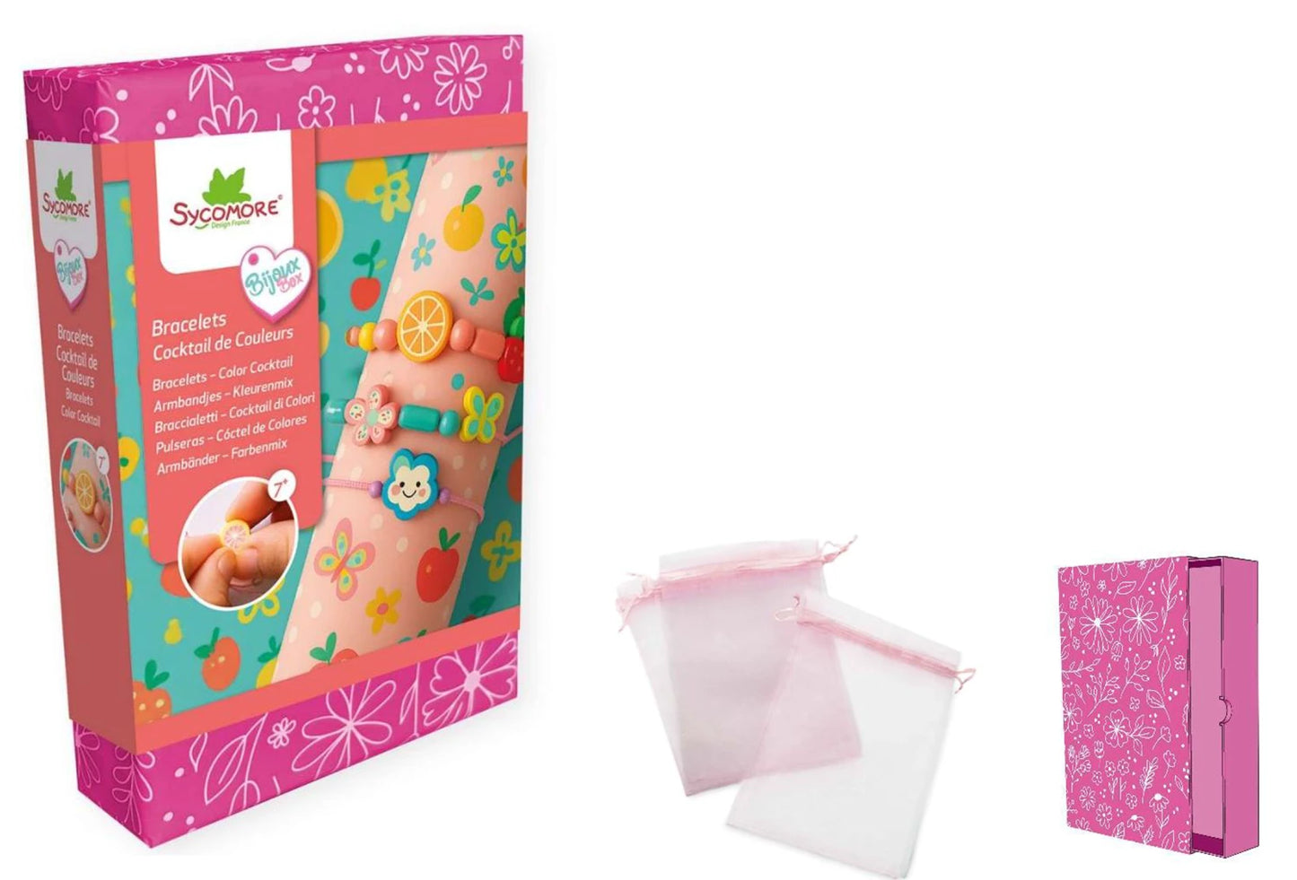 SYCOMORE - SCHMUCKKÄSTCHEN XS ARMREIF TUTTI FRUTTI (FR-DE-IT) - F/D/I/ML