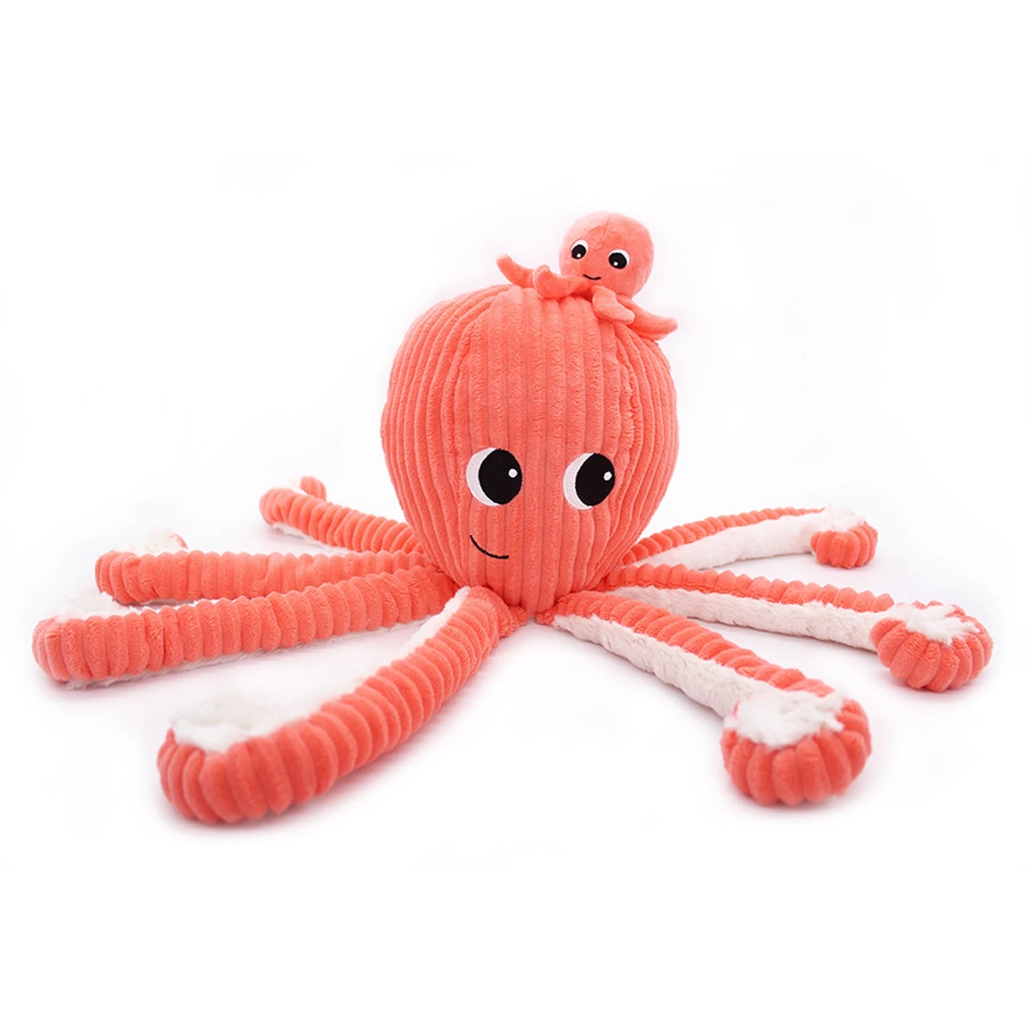 FILOU LA PIEUVRE MAMAN ET BÉBÉ CORAIL