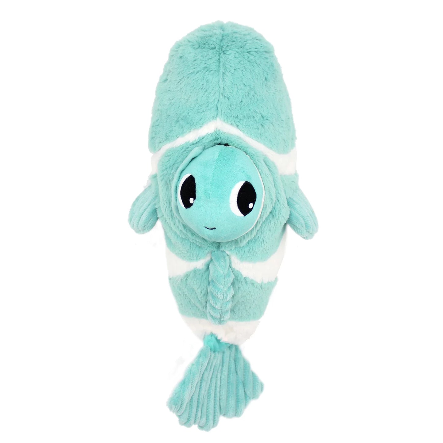BIGOU POISSON CLOWN MAMAN ET BÉBÉ BLEU AQUA