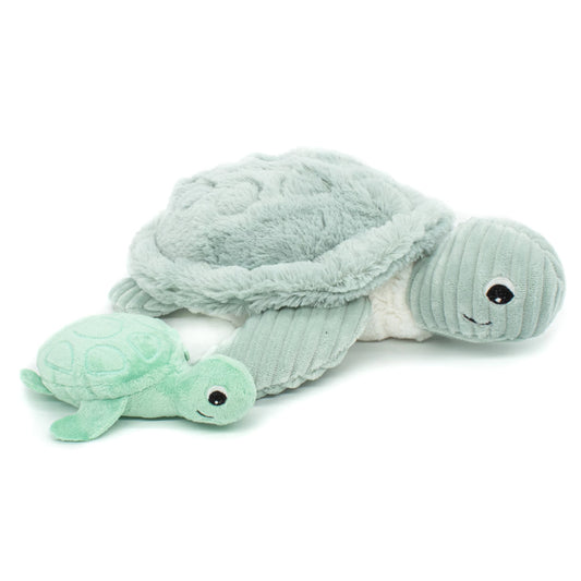 SAUVENOU LA TORTUE MAMAN ET BĂBĂ MENTHE