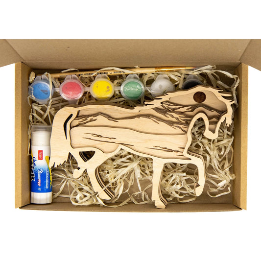 KIT EN BOIS 3D À PEINDRE CHEVAL