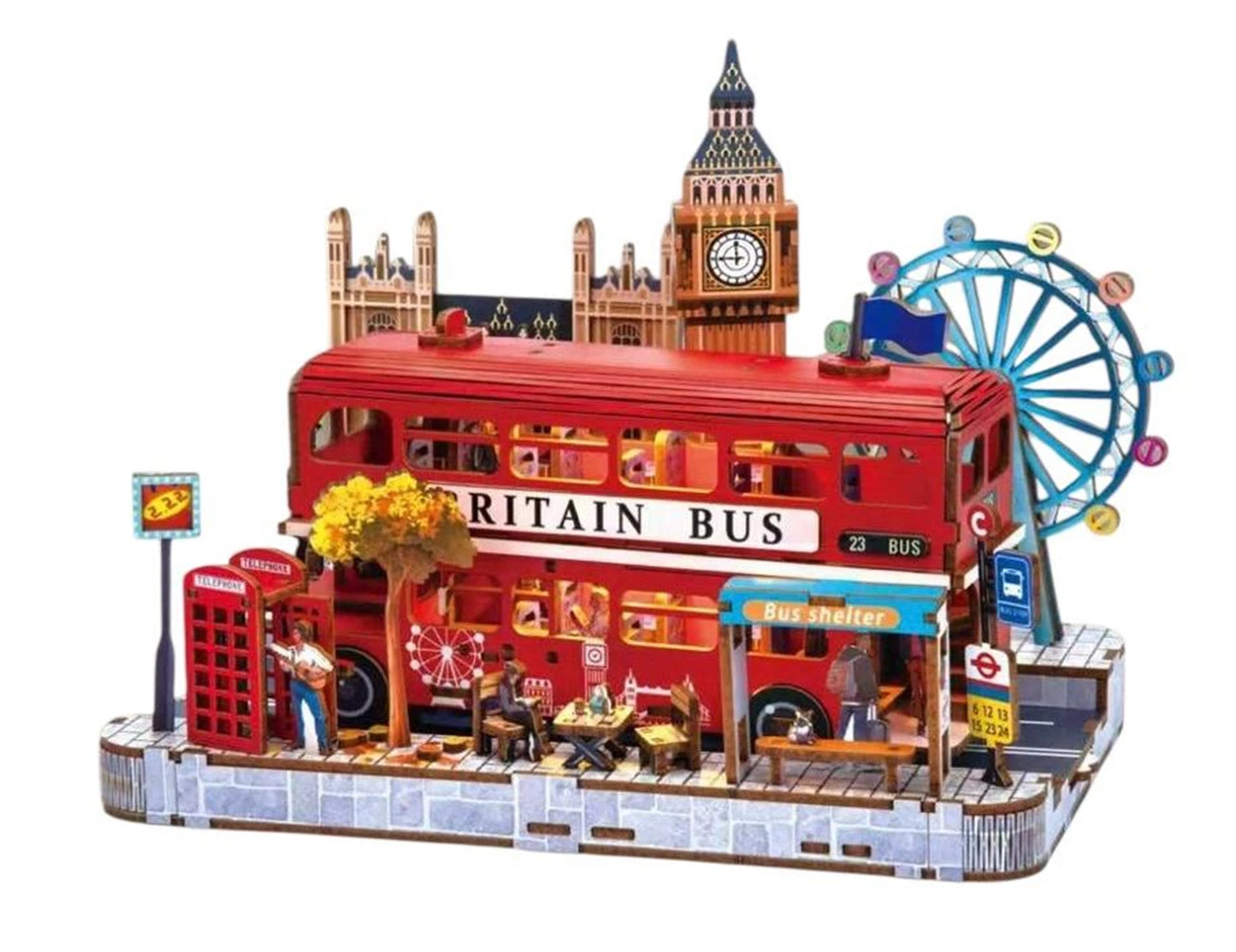 IR TOYS - BUCHEEINBAND ENGLISCHE LANDSCHAFT - F